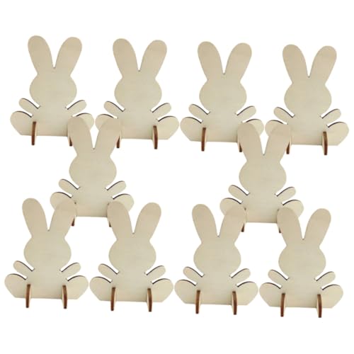 VALICLUD 12 Stück Teiliges Unfertige Holz hasen zum Bemalen DIY Osterhase Holzfiguren für Blanko Holzscheiben für Basteln Ostern und Geburtstagsdeko VALICLUD 12 Stück Teiliges Unfertige Holz hasen zum Bemalen DIY Osterhase Holzfiguren für Blanko Holzscheiben für Basteln Ostern und Geburtstagsdeko von VALICLUD