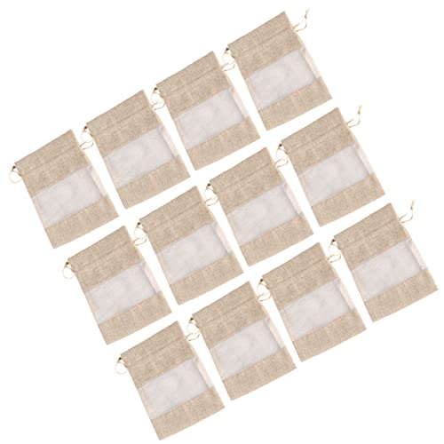 VALICLUD 12Stücke Geschenktaschen Kordelzug Transparente Aufbewahrung Für Schmuck Und Kleine Vielseitig Einsetzbare Stoffbeutel VALICLUD 12Stücke Geschenktaschen Kordelzug Transparente Aufbewahrung Für Schmuck Und Kleine Vielseitig Einsetzbare Stoffbeutel von VALICLUD