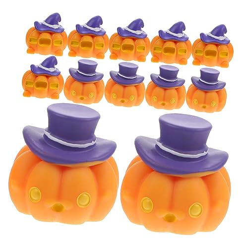VALICLUD 12stücke Teiliges Resin-kürbis-Dekorationen Für Halloween Pumpkin-Ornamente Für Tischdeko Und Garten Langlebig Und Leicht Herbstliche von VALICLUD