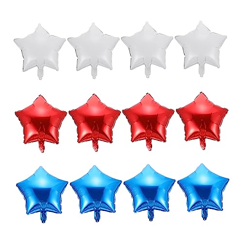 VALICLUD 12Stücke Rot Weiß Folienballons Für Dekoration Patriotische Party Sterne Ballons Für Unabhängigkeitstag Feierlichkeiten Rot Weiß VALICLUD 12Stücke Rot Weiß Folienballons Für Dekoration Patriotische Party Sterne Ballons Für Unabhängigkeitstag Feierlichkeiten Rot Weiß von VALICLUD