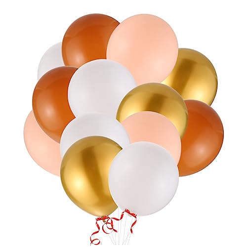 VALICLUD 143 Stück Ballonanzug Ballonmittelstücke Für Tische Ballons Der Abschlusssaison Kaffee Ballons Klassische Luftballons Abschlussfeier Luftballons Abschlussballons Coffee Emulsion von VALICLUD