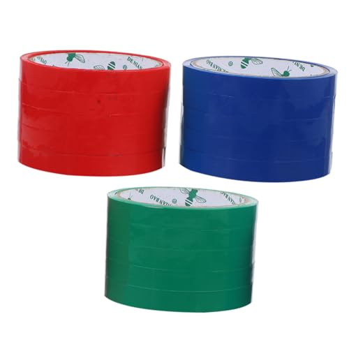 VALICLUD 15 Rollen Beutelverschluss Klebeband Farbig Rot Blau Grün Für Edelstahl Beutelversiegelungsmaschine Supermarkt Verpackungsband Farben Je Farbe von VALICLUD