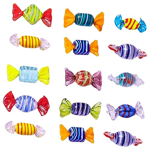 VALICLUD 15 Stück Teiliges Bunte Süßigkeiten Ornamente Handgefertigt Glatte Oberfläche Vielseitige Party und Hochzeitsdekoration Sichere Glasdekore für Tisch Aquarium und Zufällige Farbe VALICLUD 15 Stück Teiliges Bunte Süßigkeiten Ornamente Handgefertigt Glatte Oberfläche Vielseitige Party und Hochzeitsdekoration Sichere Glasdekore für Tisch Aquarium und Zufällige Farbe von VALICLUD