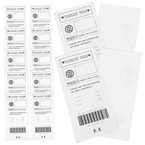 VALICLUD 150 Stück Selbstklebende Aufkleber für Boxen Etiketten für Geschenkverpackungen und Bäckereien Langlebige und Hochwertige Verpackungsaufkleber VALICLUD 150 Stück Selbstklebende Aufkleber für Boxen Etiketten für Geschenkverpackungen und Bäckereien Langlebige und Hochwertige Verpackungsaufkleber von VALICLUD