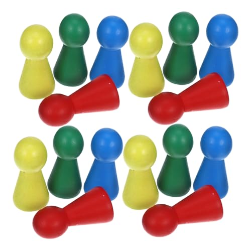 VALICLUD 16 Stück Teiliges Buntes Holz Große Spielfiguren aus Massivem Holz für Brettspiele Partyspiele Geeignet mit Spezieller Form und Einfacher Handhabung VALICLUD 16 Stück Teiliges Buntes Holz Große Spielfiguren aus Massivem Holz für Brettspiele Partyspiele Geeignet mit Spezieller Form und Einfacher Handhabung von VALICLUD
