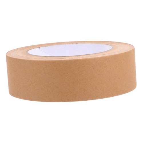 VALICLUD 1Rolle Kraftpapierband Beschreibbares Kartonverschlussband Leicht Abreißbares Packband für Versand Vielseitig Einsetzbar für Verschiedene Kartontypen von VALICLUD