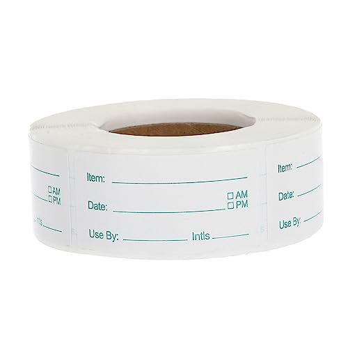 VALICLUD 1Rolle Rollbare Lebensmittelaufkleber Selbstklebende Etiketten für Beschriften von Vorräten Canning Gefrierprodukten Ablösbar VALICLUD 1Rolle Rollbare Lebensmittelaufkleber Selbstklebende Etiketten für Beschriften von Vorräten Canning Gefrierprodukten Ablösbar von VALICLUD