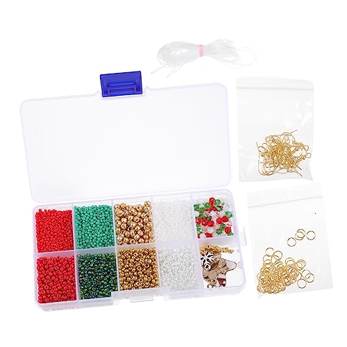 VALICLUD 1Satz DIY Ohrring Zubehör für Weihnachten Glasperlen Ohrring Haken Schmuck Selber Machen für Kreative Dekorationen für Individuelles Basteln und Einzigartige VALICLUD 1Satz DIY Ohrring Zubehör für Weihnachten Glasperlen Ohrring Haken Schmuck Selber Machen für Kreative Dekorationen für Individuelles Basteln und Einzigartige von VALICLUD