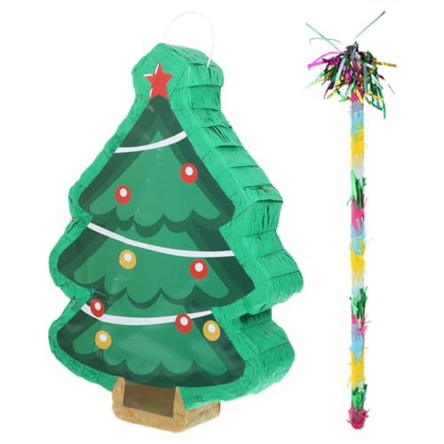 VALICLUD 1Satz Weihnachtsbaum Pinata Teilig Mit Stab Und Augenmaske Weihnachtsfeiern Familientreffen Und Mottopartys Zum Befüllen Mit Süßigkeiten Und Geschenken VALICLUD 1Satz Weihnachtsbaum Pinata Teilig Mit Stab Und Augenmaske Weihnachtsfeiern Familientreffen Und Mottopartys Zum Befüllen Mit Süßigkeiten Und Geschenken von VALICLUD