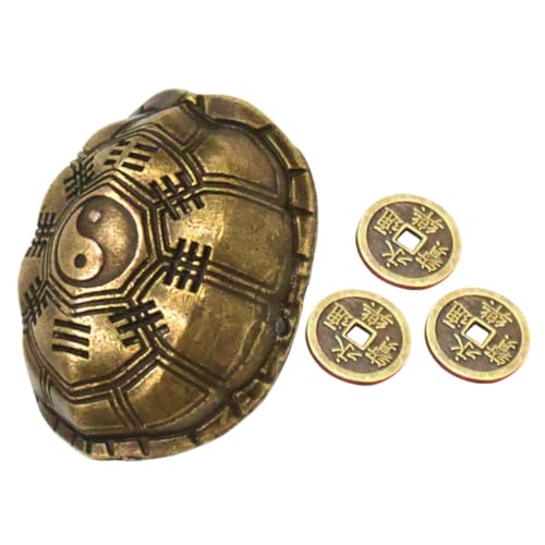 VALICLUD 1Satz Zinklegierungs Schildkrötenpanzer Wahrsagungsmünzen für Glücksbringer Antikes Ornament für Feng Shui Dekoration Perfektes für Freunde VALICLUD 1Satz Zinklegierungs Schildkrötenpanzer Wahrsagungsmünzen für Glücksbringer Antikes Ornament für Feng Shui Dekoration Perfektes für Freunde von VALICLUD