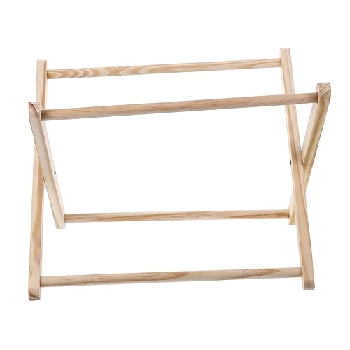 VALICLUD 1Stück Desktop Aufbewahrungshalter aus Holz Schlichtes Design Praktischer Zeitschriftenständer für Zeitungen Magazine Kochbücher und Funktional von VALICLUD