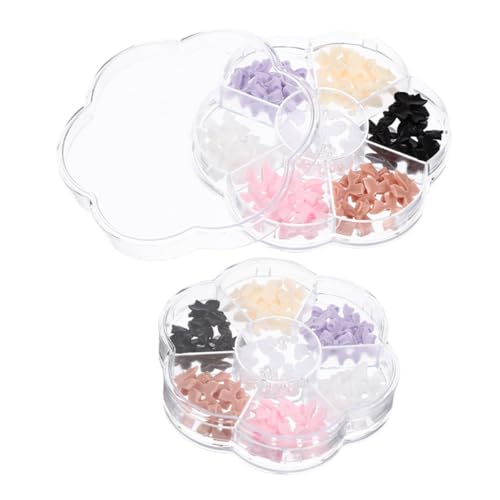 VALICLUD 2 Boxen Diy Charms Boxen mit Bogenform Dekorative Fingernagel Charms für Maniküre Einfache Anwendung für Stilvolle Nagelkunstgestaltung VALICLUD 2 Boxen Diy Charms Boxen mit Bogenform Dekorative Fingernagel Charms für Maniküre Einfache Anwendung für Stilvolle Nagelkunstgestaltung von VALICLUD