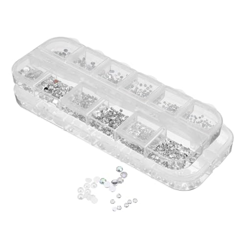 VALICLUD 2 Boxen Perlenflat -diamantschmuck Nageldekoration Nagelversorgung Nagelkunstzubehör Charms Für Nageldesign Winzig Schmücken Bausatz Nail-art-stollen Nagelschmuck Nagelperlen Acryl VALICLUD 2 Boxen Perlenflat -diamantschmuck Nageldekoration Nagelversorgung Nagelkunstzubehör Charms Für Nageldesign Winzig Schmücken Bausatz Nail-art-stollen Nagelschmuck Nagelperlen Acryl von VALICLUD