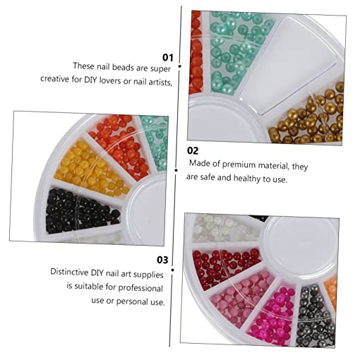 VALICLUD 2 Karton Manicure Caviar Beads Farben Kreative Nagelperlen für Naturnägel und Künstliche Nägel Leicht Anzuwenden für DIY Nail Art Attraktiv für Frauen bei Besonderen Anlässen VALICLUD 2 Karton Manicure Caviar Beads Farben Kreative Nagelperlen für Naturnägel und Künstliche Nägel Leicht Anzuwenden für DIY Nail Art Attraktiv für Frauen bei Besonderen Anlässen von VALICLUD
