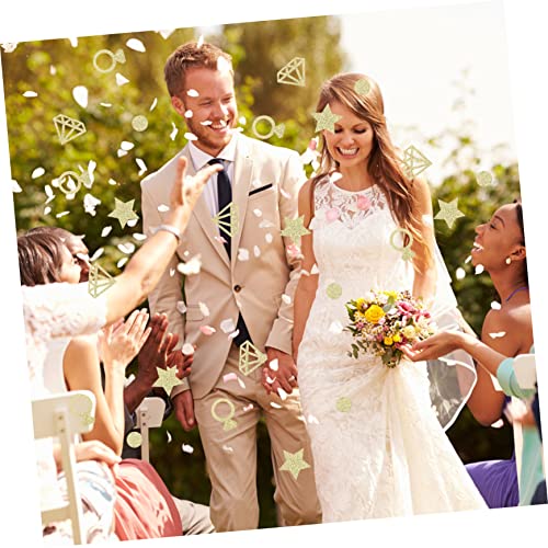 VALICLUD 2 Packungen Papier Konfetti Gold mit Sternen Diamanten und Ringen Glitzernde Streudeko für Hochzeit Geburtstag und Party Romantische Tischdekoration und Fotoaccessoire VALICLUD 2 Packungen Papier Konfetti Gold mit Sternen Diamanten und Ringen Glitzernde Streudeko für Hochzeit Geburtstag und Party Romantische Tischdekoration und Fotoaccessoire von VALICLUD