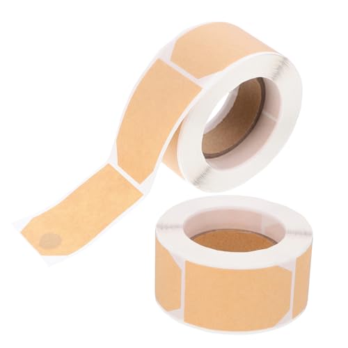 VALICLUD 2 Rollen Kraftpapier Etiketten Selbstklebend Beschriftungsetiketten für Büro Haushalt und Gruppenaktivitäten Aufkleber für Beschriftungen Ablösbar und Rückstandslos VALICLUD 2 Rollen Kraftpapier Etiketten Selbstklebend Beschriftungsetiketten für Büro Haushalt und Gruppenaktivitäten Aufkleber für Beschriftungen Ablösbar und Rückstandslos von VALICLUD