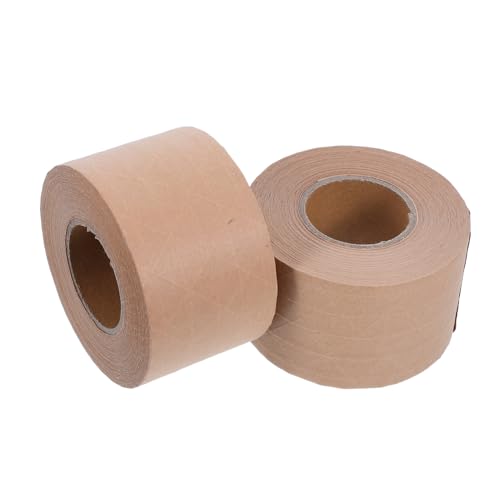 VALICLUD 2 Rollen Kraftpapier Packband Wasseraktiviertes Beschreibbares Biologisch Abbaubares Verpackungsklebeband mit Haftung Reißfestes Gelatinefreies Nachhaltiges Packband für Versand VALICLUD 2 Rollen Kraftpapier Packband Wasseraktiviertes Beschreibbares Biologisch Abbaubares Verpackungsklebeband mit Haftung Reißfestes Gelatinefreies Nachhaltiges Packband für Versand von VALICLUD