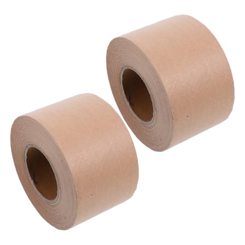 VALICLUD 2 Rollen Wasseraktiviertes Kraftpapier Klebeband Schreibbar Biologisch Abbaubar Stark Haftend Schwerlast Verpackungsband Für Sichere Kartonversiegelung VALICLUD 2 Rollen Wasseraktiviertes Kraftpapier Klebeband Schreibbar Biologisch Abbaubar Stark Haftend Schwerlast Verpackungsband Für Sichere Kartonversiegelung von VALICLUD