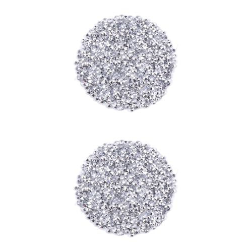 VALICLUD 2 Sätze Acryl Bohren Reiz Perlen Einmachgläser Acrylkristall Acryl -strass Handwerk Strass Spitze Kristall Accessoires Aus Kristall Weiß 1000 Stück * 2 VALICLUD 2 Sätze Acryl Bohren Reiz Perlen Einmachgläser Acrylkristall Acryl -strass Handwerk Strass Spitze Kristall Accessoires Aus Kristall Weiß 1000 Stück * 2 von VALICLUD