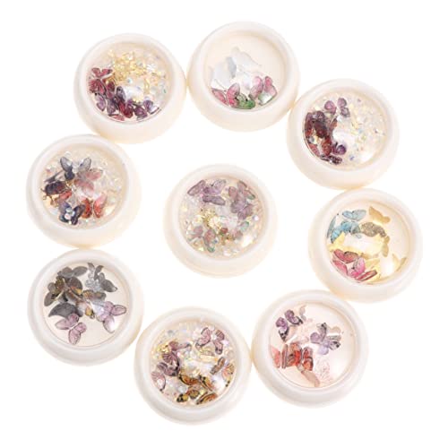 VALICLUD 2 Sätze Nagel Schmetterlingsornamente Schmetterlinge Rosa Schwarz Maniküre Nageldekorationen Für Gelnägel Kleiner Schmetterling Nagelanhänger Nagelanhänger Für Nagelkunst 9Boxen*2 VALICLUD 2 Sätze Nagel Schmetterlingsornamente Schmetterlinge Rosa Schwarz Maniküre Nageldekorationen Für Gelnägel Kleiner Schmetterling Nagelanhänger Nagelanhänger Für Nagelkunst 9Boxen*2 von VALICLUD