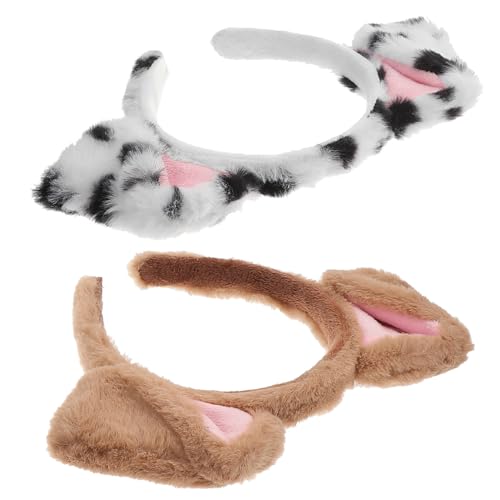VALICLUD 2 Stück Cartoon Tierohren Haarreifen für Niedliche Kopfbedeckung für Partys und Cosplay Bequeme und Hochwertige Haaraccessoires von VALICLUD
