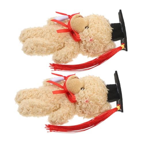 VALICLUD 2 Stück Dr. Bärenpuppe Der Abschluss hat Charme Grad Animal Stofftierbärenpuppen Plüsch-Abschlussbär Abschlussgeschenk Bär Plüsch-Grad-Bär Diplom-Bär PP Baumwolle Light Brown VALICLUD 2 Stück Dr. Bärenpuppe Der Abschluss hat Charme Grad Animal Stofftierbärenpuppen Plüsch-Abschlussbär Abschlussgeschenk Bär Plüsch-Grad-Bär Diplom-Bär PP Baumwolle Light Brown von VALICLUD