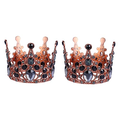 VALICLUD 2 Stück Geburtstagskrone Hochzeitsdekorationen Kuchentopper Alles Gute Zum Geburtstagstorte Toper Tiara Geburtstagsfeier Krone Dame Geburtstagsdekorationen Schwarz Metall VALICLUD 2 Stück Geburtstagskrone Hochzeitsdekorationen Kuchentopper Alles Gute Zum Geburtstagstorte Toper Tiara Geburtstagsfeier Krone Dame Geburtstagsdekorationen Schwarz Metall von VALICLUD