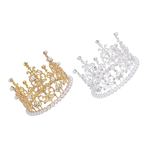 VALICLUD 2 Stück Krone Kuchen Dekorationen Silberne und Goldene Krone Toppers für Geburtstagsfeiern und Hochzeiten Verzierung für Besondere Anlässe und Backen VALICLUD 2 Stück Krone Kuchen Dekorationen Silberne und Goldene Krone Toppers für Geburtstagsfeiern und Hochzeiten Verzierung für Besondere Anlässe und Backen von VALICLUD