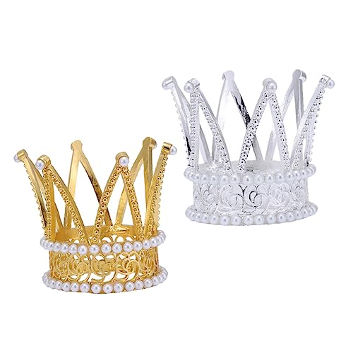 VALICLUD 2 Stück Kuchendekoration Silberne Goldene Tiara für Geburtstags und Hochzeitsfeiern Kuchenverzierung für Shower und Themenpartys VALICLUD 2 Stück Kuchendekoration Silberne Goldene Tiara für Geburtstags und Hochzeitsfeiern Kuchenverzierung für Shower und Themenpartys von VALICLUD