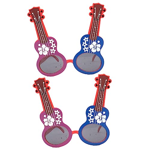 VALICLUD 2 Stück Leichte Partybrille Elektrische Gitarre Design Kreative Musikfestival Brille für Tanzparty und Karneval mit Sicherem Langlebigem Material und Auffälliger Farbgestaltung VALICLUD 2 Stück Leichte Partybrille Elektrische Gitarre Design Kreative Musikfestival Brille für Tanzparty und Karneval mit Sicherem Langlebigem Material und Auffälliger Farbgestaltung von VALICLUD