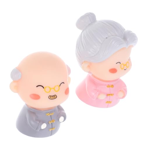 VALICLUD 2 Stück Miniatur Ältere Ehepaar Figuren Tortendeko Hochzeit Jahrestag Geburtstag Resin Deko für Senioren Tischdekoration Langlebig Charmant VALICLUD 2 Stück Miniatur Ältere Ehepaar Figuren Tortendeko Hochzeit Jahrestag Geburtstag Resin Deko für Senioren Tischdekoration Langlebig Charmant von VALICLUD