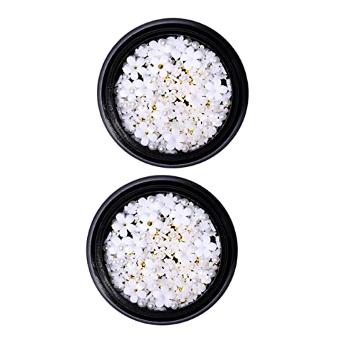 VALICLUD 2 Stück Weiße Resin Blüten Dekorationen Leichte Diy Maniküre Accessoires für Nail Art für Salon und Zuhause Partys und Besondere Anlässe VALICLUD 2 Stück Weiße Resin Blüten Dekorationen Leichte Diy Maniküre Accessoires für Nail Art für Salon und Zuhause Partys und Besondere Anlässe von VALICLUD