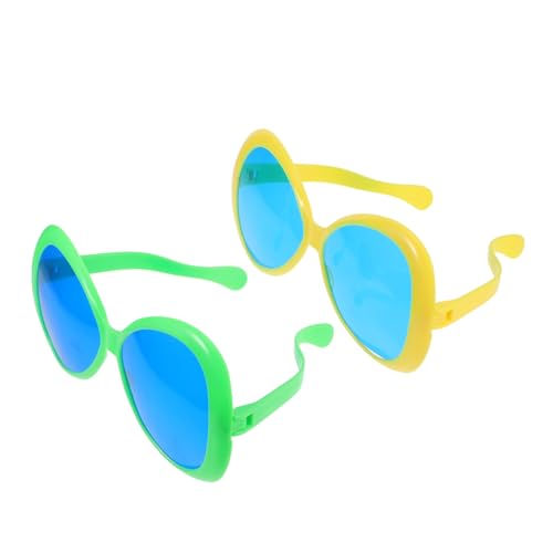 VALICLUD 2 Stücke lustige Verkleidungsbrille große party brille Party Requisiten riesige Sonnenbrillenstütze hawaiianische lustige lustige brille Plastik von VALICLUD