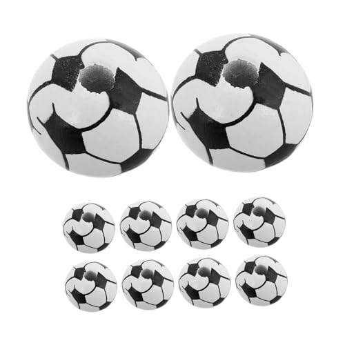 VALICLUD 20 Stück Fußball-Holzperlen Sportanhänger für Armbänder Sportballperlen Fußball-Partygeschenke Sportbälle Schmuck Bastelperlen aus Holz Kugelperlen für Handwerk Sporthandwerk VALICLUD 20 Stück Fußball-Holzperlen Sportanhänger für Armbänder Sportballperlen Fußball-Partygeschenke Sportbälle Schmuck Bastelperlen aus Holz Kugelperlen für Handwerk Sporthandwerk von VALICLUD