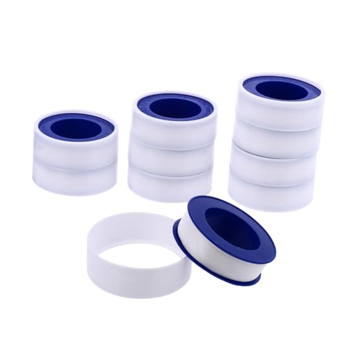 VALICLUD 20 Stück Hochwertiges Ptfe Dichtband für Sanitärinstallationen Wasserdichtes Klebeband für Rohrverbindungen Langlebig und Temperaturbeständig von VALICLUD