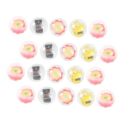 VALICLUD 20 Stück Kinderparty Mitgebsel Kapselspielzeug mit Lustigen Cartoonbällen und Kawaii Anhängern Kleine Sammelfiguren für Freundschaftsgeschenke und Goodie Bags von VALICLUD