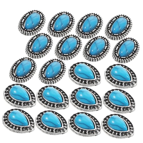 VALICLUD 20 Stück Maniküre Diamant Nagel Charms Nagelanhänger Klein Retro-nagelanhänger Einzigartige Nagelcharme Charms Für Nagelkunst Nagelanhänger Für Künstliche Nägel Sky-blue Harz von VALICLUD