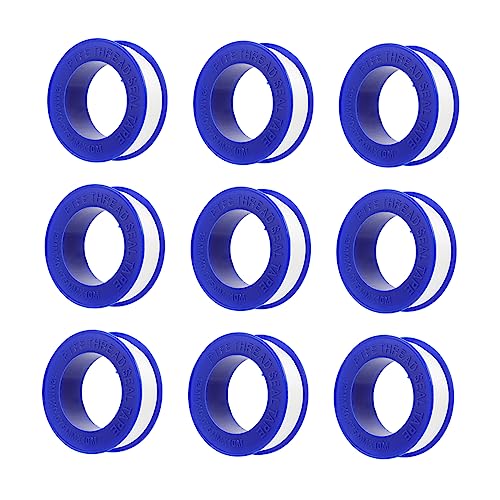 VALICLUD 20 Stück Ptfe Dichtungsband Hochtemperatur und Wasserfestes Klebeband für Rohrleitungen für Gas und Trinkwasserinstallationen Vielseitig Einsetzbar Sanitärtechnik von VALICLUD