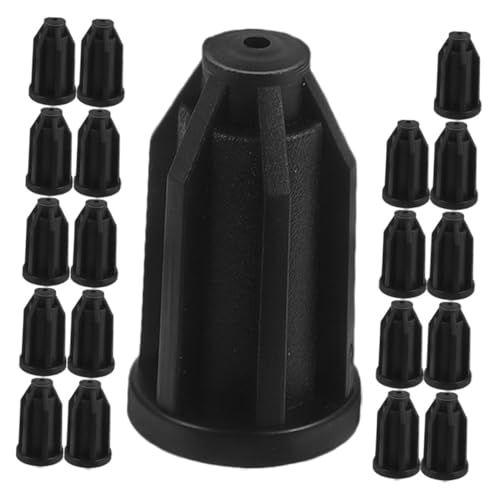 VALICLUD 20 Stück Teiliges Caster Stem Sleeve Inserts Möbelrollen Hülsen Ersatzschutzhülle Einfach zu Montierende Stabile Rollenstielhülsen für Möbelbeine von VALICLUD