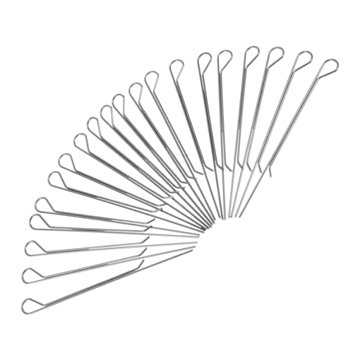 VALICLUD 20 Stück Teiliges Dochtzentrierungsset aus Edelstahl Verstellbare Metallhalter für DIY Kerzenherstellung Präzise Dochtfixierung für Teelichter und Dekorative Kerzen von VALICLUD