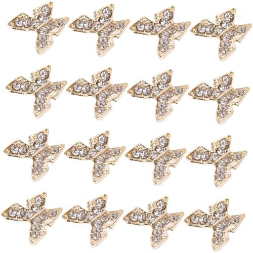 VALICLUD 20 Stück Teiliges Goldene Metall Schmetterling Nagelsteine Verschleißfestes Nail Art Dekor DIY Nagelschmuck für Natürliche und Künstliche Nägel Stilvolle Urlaubs nagelverzierung VALICLUD 20 Stück Teiliges Goldene Metall Schmetterling Nagelsteine Verschleißfestes Nail Art Dekor DIY Nagelschmuck für Natürliche und Künstliche Nägel Stilvolle Urlaubs nagelverzierung von VALICLUD