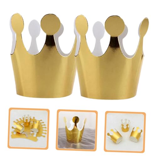 VALICLUD 20 Stück Teiliges Goldene Papierkronen Kindergeburtstag Partyhüte Rutschfeste Geburtstagskronen für Kleinkinder Dekorative Party Accessoires für Fotoshootings und Feierlichkeiten VALICLUD 20 Stück Teiliges Goldene Papierkronen Kindergeburtstag Partyhüte Rutschfeste Geburtstagskronen für Kleinkinder Dekorative Party Accessoires für Fotoshootings und Feierlichkeiten von VALICLUD