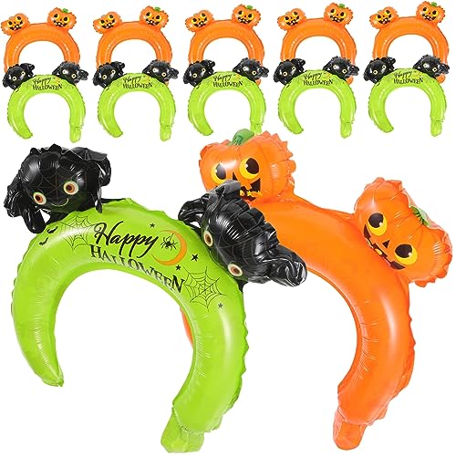 VALICLUD 20 Stück Teiliges Halloween Stirnband mit Aufblasbaren Cartoon Luftballons Sichere Partydekoration mit Kürbis und Spinnen Motiven Langlebig und Vielseitig für Halloween Feiern und VALICLUD 20 Stück Teiliges Halloween Stirnband mit Aufblasbaren Cartoon Luftballons Sichere Partydekoration mit Kürbis und Spinnen Motiven Langlebig und Vielseitig für Halloween Feiern und von VALICLUD