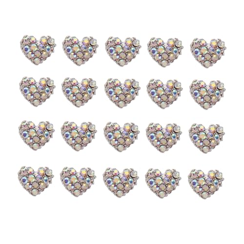 VALICLUD 20 Stück Teiliges Herzförmiges Strass Nagelsticker Selbstklebend Nageldekorationen Nail Art Charms für DIY Maniküre Party Hochzeitsfest Nail Art Zubehör VALICLUD 20 Stück Teiliges Herzförmiges Strass Nagelsticker Selbstklebend Nageldekorationen Nail Art Charms für DIY Maniküre Party Hochzeitsfest Nail Art Zubehör von VALICLUD