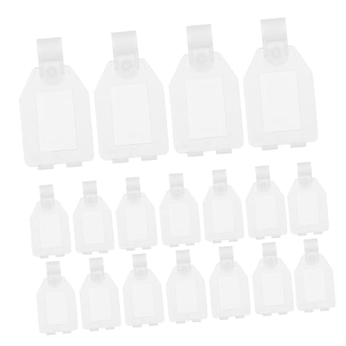 VALICLUD 20 Stück Teiliges Preisschild aus Widerstandsfähigem PP Praktische Preisschildhalter für Regal und Einzelhandelsbeschriftung Einfache Montage Halbtransparente Etikettenhalter für VALICLUD 20 Stück Teiliges Preisschild aus Widerstandsfähigem PP Praktische Preisschildhalter für Regal und Einzelhandelsbeschriftung Einfache Montage Halbtransparente Etikettenhalter für von VALICLUD