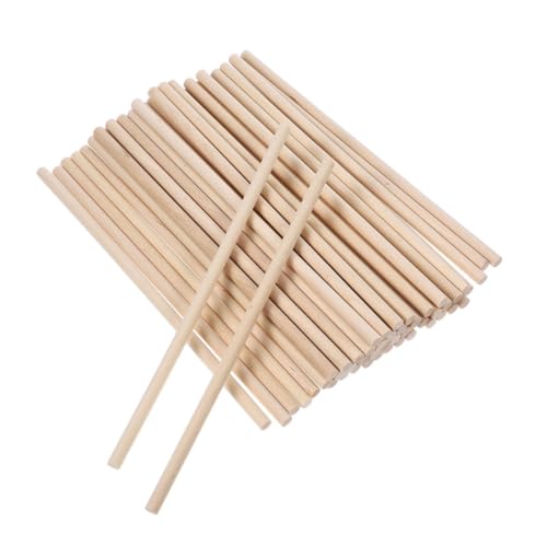 VALICLUD 200 Stück Teiliges Holzstäbe Glatte Splitterfreie Rundstäbe aus Robustem für Basteln Kuchenstützen und Dekorative DIY Kunstprojekte VALICLUD 200 Stück Teiliges Holzstäbe Glatte Splitterfreie Rundstäbe aus Robustem für Basteln Kuchenstützen und Dekorative DIY Kunstprojekte von VALICLUD