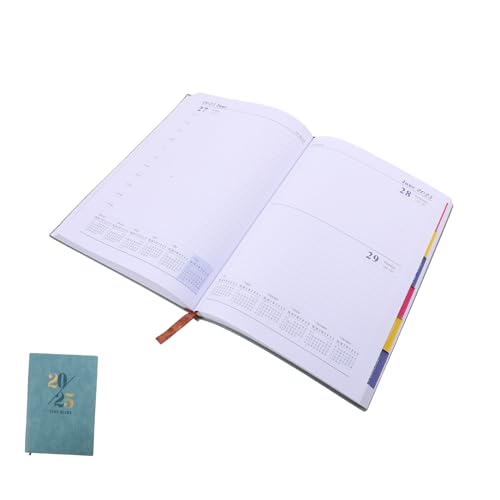VALICLUD 2025 Notizbuch planen akademisch Planer Student Zu Spiral- einkaufsliste notizblöcke Einkaufslisten-Notizblock Einkaufslisten-Notizbuch Agenda -Buch Papier Sky-blue von VALICLUD