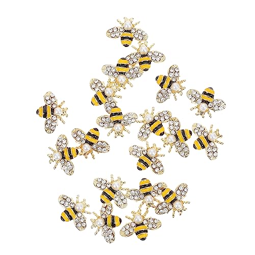 VALICLUD 20Stücke Charms Bienenform Für Nagelkunst Maniküre Dekorative Ornamente Aus Legierung Für DIY Nageldesigns Und Nail Art Zubehör VALICLUD 20Stücke Charms Bienenform Für Nagelkunst Maniküre Dekorative Ornamente Aus Legierung Für DIY Nageldesigns Und Nail Art Zubehör von VALICLUD