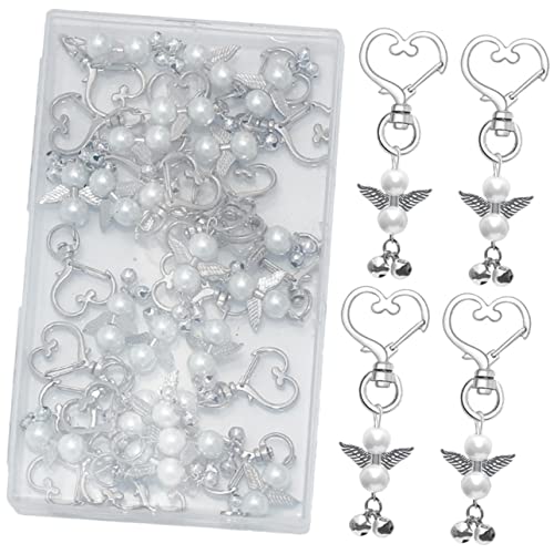 VALICLUD 22Stücke Schlüsselanhänger DIY Schlüsselzubehör Hochzeit Dekoration Handgefertigtes für Hochzeiten und Feiern Flügel Design Praktischer Verpackung von VALICLUD
