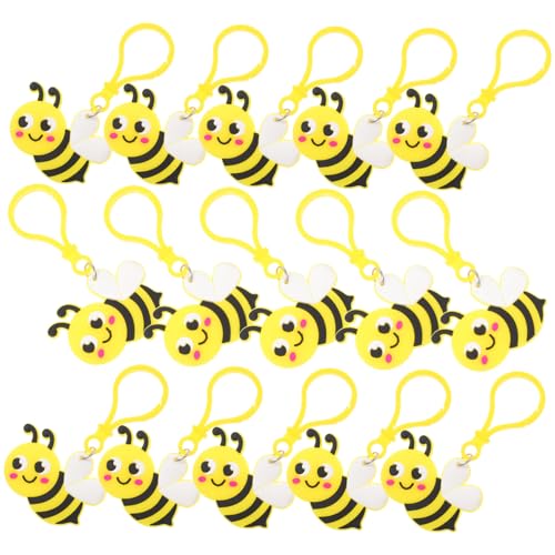 VALICLUD 24 Stück Teiliges Süßer Bienen Schlüsselanhänger aus Langlebigem Bag Charms Dekorative Schlüsselringe für Frauen als Geburtstags Mitgebsel und Party Deko VALICLUD 24 Stück Teiliges Süßer Bienen Schlüsselanhänger aus Langlebigem Bag Charms Dekorative Schlüsselringe für Frauen als Geburtstags Mitgebsel und Party Deko von VALICLUD